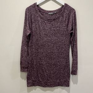 ATHLETA long‎ sleeve long purple shirt top - S